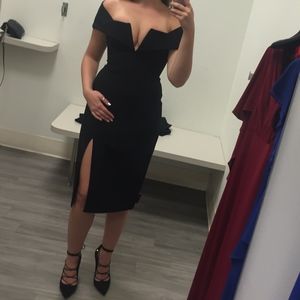 BCBG Marquis Off The Shoulder Dress